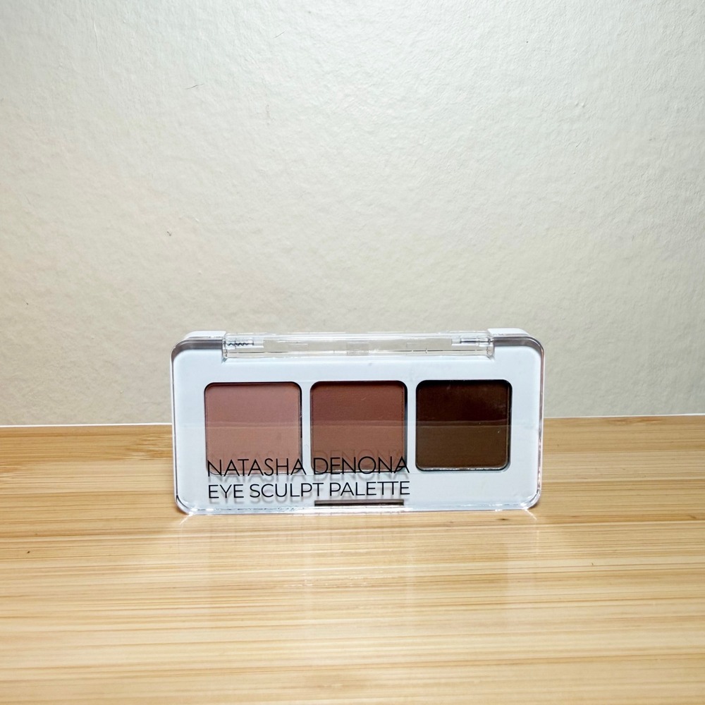 Natasha Denona Eye Sculpt Palette Matte Eyeshadow Trio Transition Medium Deep